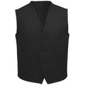 V65 Signature Black Tailored 2 Pocket Unisex Vest (2X-Large)